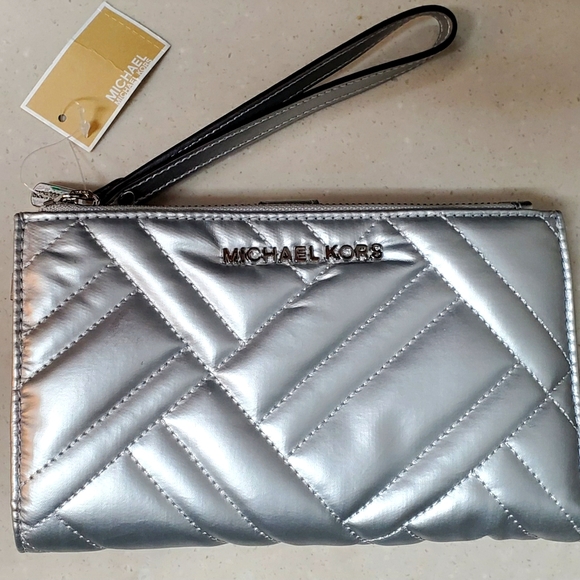 Michael Kors Large Double Zip Wristlet/Wallet